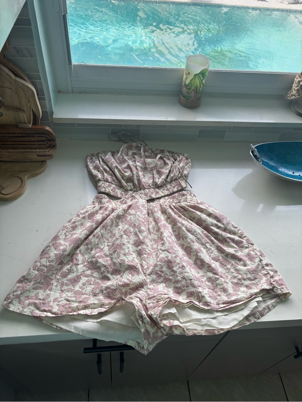 Mable  Floral'  Romper